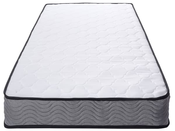 Sengemadrass Hvit Stoff 80 x 200 cm Liten Singel Medium Fast