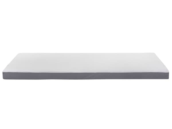 Skummadrass Hvit Grå Polyester 80 x 200 cm Trykkavlastende Barnemadrass Soverom