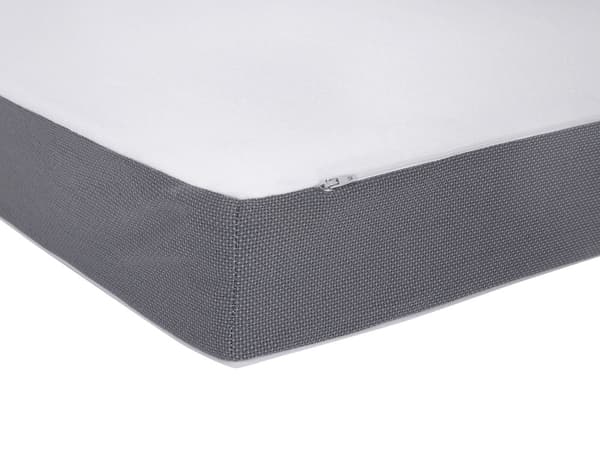 Skummadrass Hvit Grå Polyester 80 x 200 cm Trykkavlastende Barnemadrass Soverom