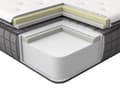 Miniatyrbilde 2 av 10: Skummadrass Hvit 180 x 200 cm Bambustrekk Medium Fasthet
