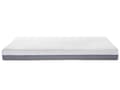 Miniatyrbilde 7 av 9: Madrass Hvit Grå Polyester og Memory Foam 180 x 200 cm Dobbeltseng Skummadrass for Tenåring Voksen Kroppstilpasset Skumgummi Hardt Soverom