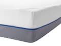 Miniatyrbilde 7 av 8: Madrass i hvitgrå polyester og minneskum 90 x 200 cm Skummadrass til barneseng med skumgummi til junior og tenåring i én størrelse