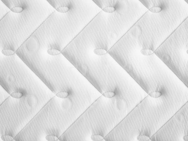 Fjærmadrass Hvit Polyester 90 x 200 cm Enkel Juniormadrass Pustende Luftkjølende Sirkulasjon Moderne Medium Barnemadrass Inspirasjon God Søvn
