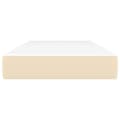 Miniatyrbillede 3 af 7: vidaXL springmadras med pocketfjedre 100x200x20 cm stof cremefarvet