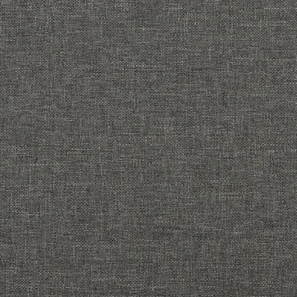 vidaXL springmadras med pocketfjedre 100x200x20 cm stof mørkegrå