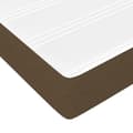 Miniatyrbillede 5 af 7: vidaXL springmadras med pocketfjedre 100x200x20 cm stof mørkebrun