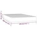 Miniatyrbillede 7 af 7: vidaXL springmadras med pocketfjedre 120x200x20 cm kunstlæder sort