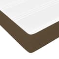 Miniatyrbillede 5 af 7: vidaXL springmadras med pocketfjedre 140x200x20 cm stof mørkebrun