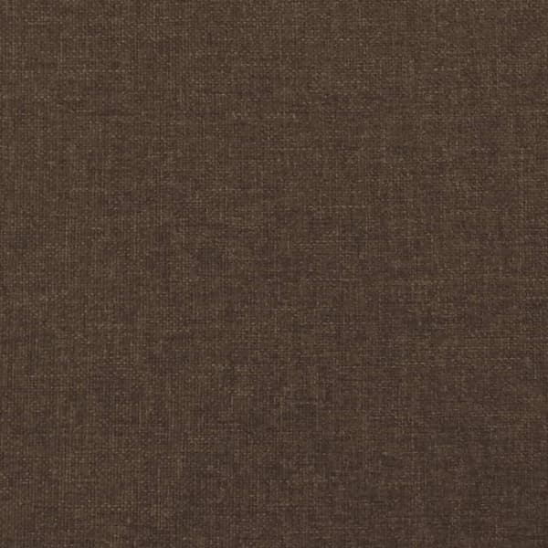 vidaXL springmadras med pocketfjedre 140x200x20 cm stof mørkebrun