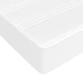 Miniatyrbillede 5 af 7: vidaXL springmadras med pocketfjedre 140x200x20 cm kunstlæder hvid