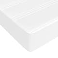 Miniatyrbillede 5 af 7: vidaXL springmadras med pocketfjedre 160x200x20 cm kunstlæder hvid