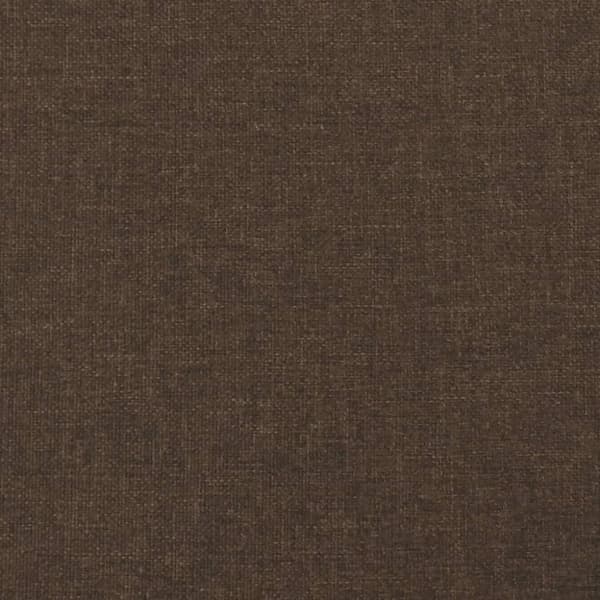 vidaXL springmadras med pocketfjedre 180x200x20 cm stof mørkebrun