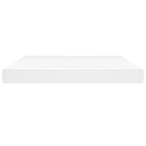 vidaXL Pocketresårmadrass vit 180x200x20 cm konstläder