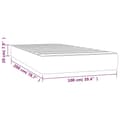 Miniatyrbillede 7 af 7: vidaXL springmadras med pocketfjedre 100x200x20 cm fløjl sort
