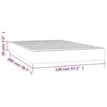 Miniatyrbillede 7 af 7: vidaXL springmadras med pocketfjedre 120x200x20 cm fløjl sort