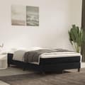 Miniatyrbillede 2 af 7: vidaXL springmadras med pocketfjedre 120x200x20 cm fløjl sort