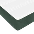 Miniatyrbillede 4 af 7: vidaXL springmadras med pocketfjedre 120x200x20 cm fløjl mørkegrøn