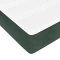Miniatyrbillede 5 af 7: vidaXL springmadras med pocketfjedre 160x200x20 cm fløjl mørkegrøn