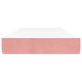 Miniatyrbillede 2 af 7: vidaXL springmadras med pocketfjedre 80x200x20 cm fløjl pink