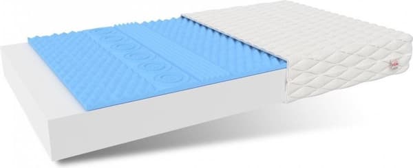 Skummadras H3 140x200cm tykkelse 12cm 7 zoner