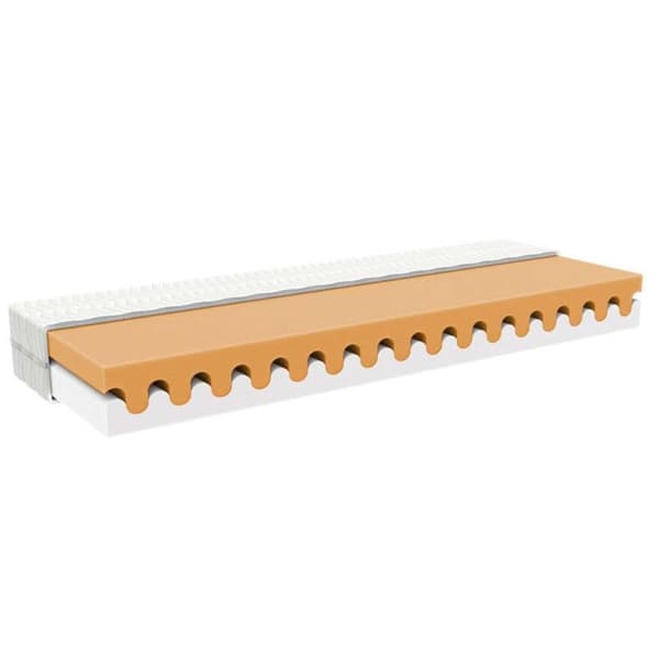 Barnsäng madrass skum 16 x 120 x 190 cm - fasthet 4,5/7
