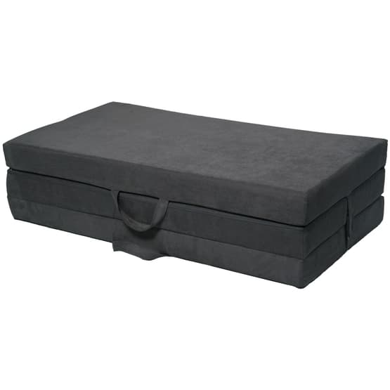 Madras Foldbar - 120X200X10Cm - Grå