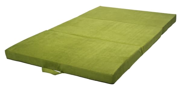Kokoontaitettava patja vieraspatja 200x120x10 cm vihreä