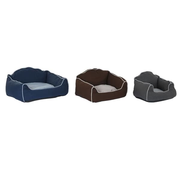Koiran peti DKD Home Decor Sininen Ruskea Harmaa 72 x 61 x 34 cm