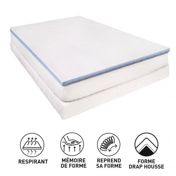 Lestra Fjord memory foam övermadrass 140 x 190 cm Lestra