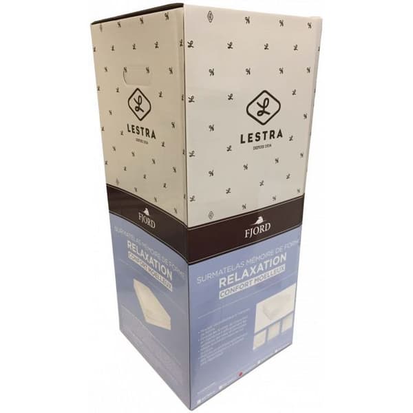 Lestra Fjord memory foam övermadrass 140 x 190 cm Lestra