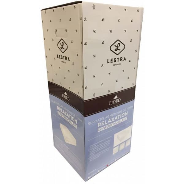 Lestra Fjord memory foam övermadrass 160 x 200 cm Lestra