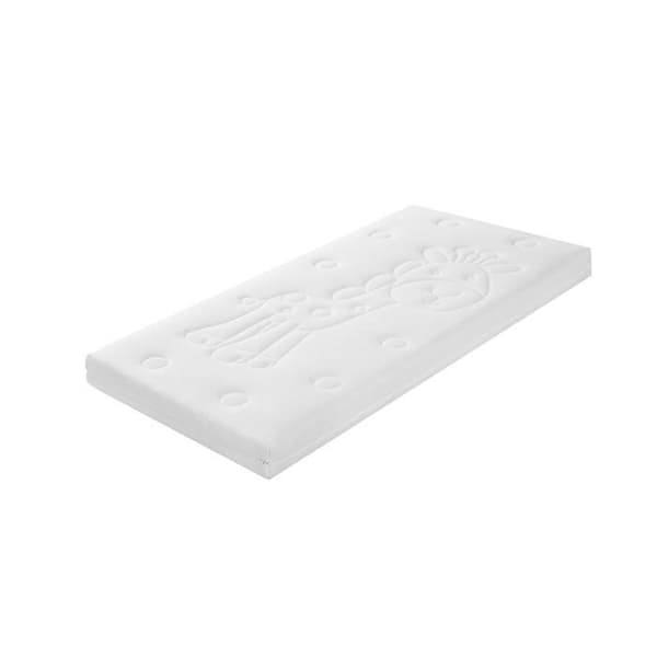 Traumnacht Babysängemadrass/Junior Duo Premium med Frottéöverdrag Vit 70 x 140 cm - 03888201125