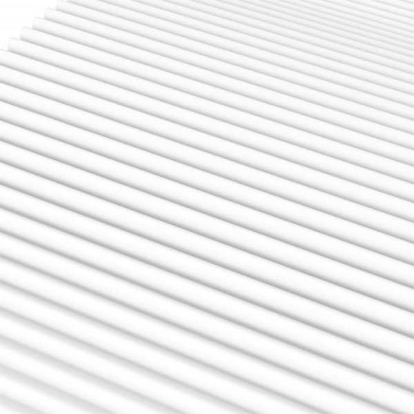 vidaXL Skummadrass vit 200x200 cm hårdhet H2 H3