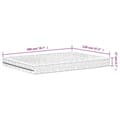 Miniatyrbilde 9 av 9: vidaXL Skummadrass hvit 120x200 cm hardhet H2 H3