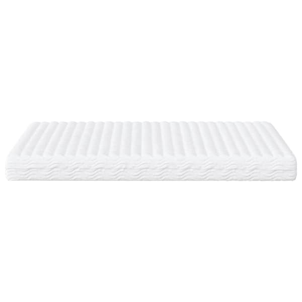 vidaXL Skummadrass hvit 160x200 cm hardhet H2 H3