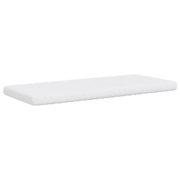 vidaXL Skummadrass hvit 100x200 cm 7-Zone hardhet 20 ILD