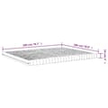 Miniatyrbilde 9 av 9: vidaXL Skummadrass hvit 180x200 cm 7-Zone hardhet 20 ILD