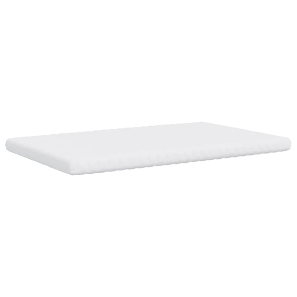 vidaXL Skummadrass hvit 140x190 cm 7-Zone hardhet 20 ILD