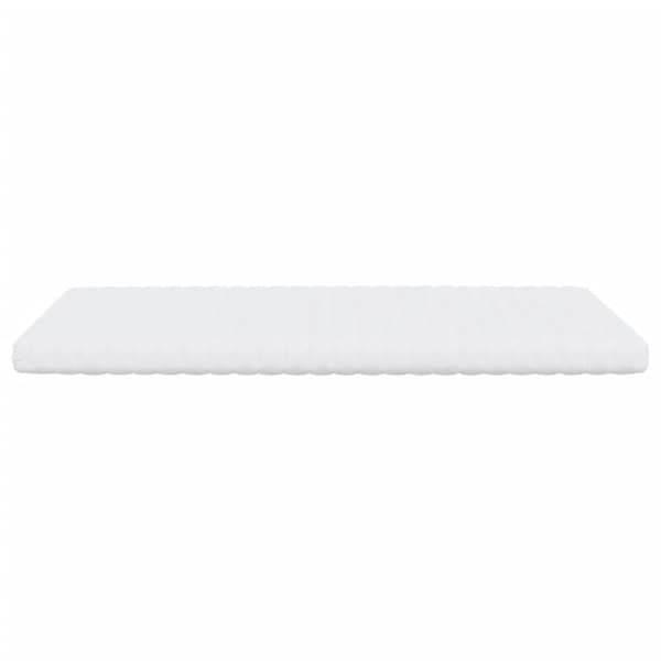 vidaXL Skummadrass hvit 140x190 cm 7-Zone hardhet 20 ILD