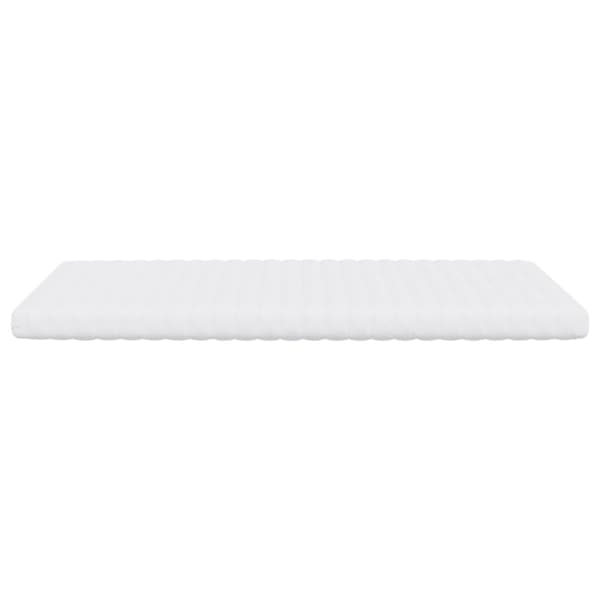 vidaXL Skummadrass vit 120x200 cm 7-zoner hårdhet 20 ILD