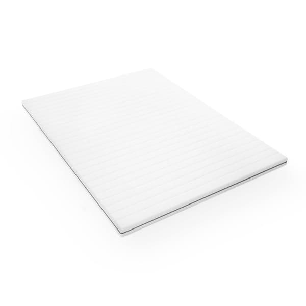 Övermadrass av skum - På madrass 100x190 - Hög komfort - Ergonomisk övermadrass - Höjd 5 cm - Avtagbart överdrag - Mjuk och andas