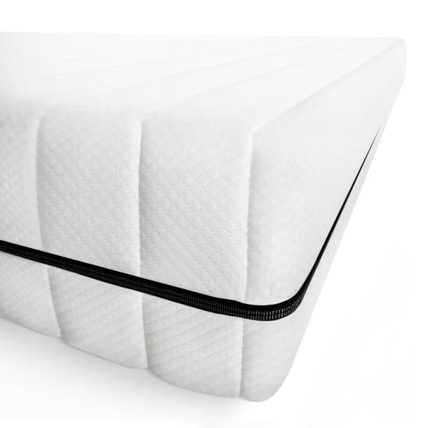 Madrass 140x190 cm med medelhårdhet - tjocklek 15 cm - Madrass med 7 komfortzoner - Skummadrass - Optimal stöd - Hou