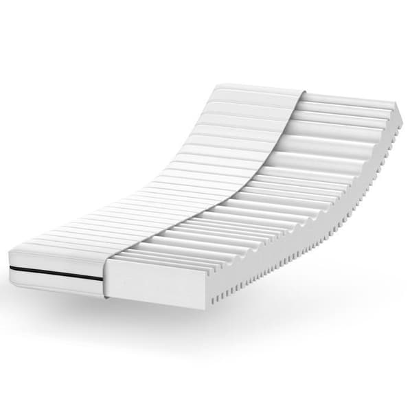 Madrass 70x200 cm, vändbar madrass, 7 komfortzoner, vändbar, fast och balanserat stöd, 15 cm, tillverkad i Tyskland