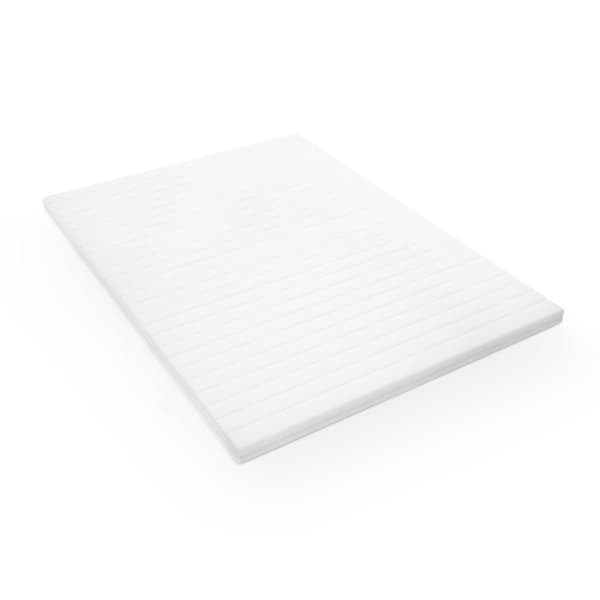 80x190 övermadrass - Komfortövermadrass - Mikrofiberöverdrag - Mjuk ortopedisk övermadrass - Tjocklek 5 cm