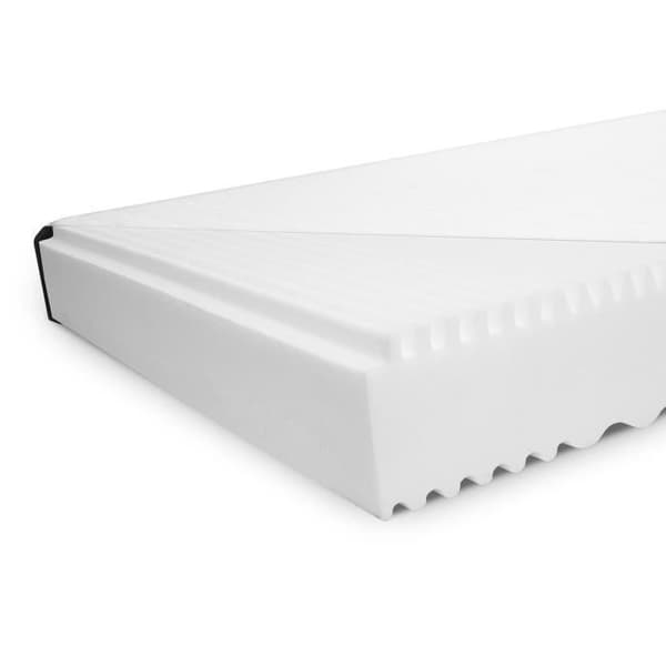 Ergonomisk 90x190 madrass - 7 komfortzoner - Kallskumsmadrass - Fast optimalt stöd - Tjocklek 17 cm - Hygienisk