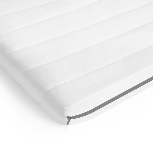 Övermadrass 140 x 200 cm - Övermadrass av gelskum - Mjuk komfort - Mikrofiberöverdrag - Vilsam sömn - Tjocklek 5 cm