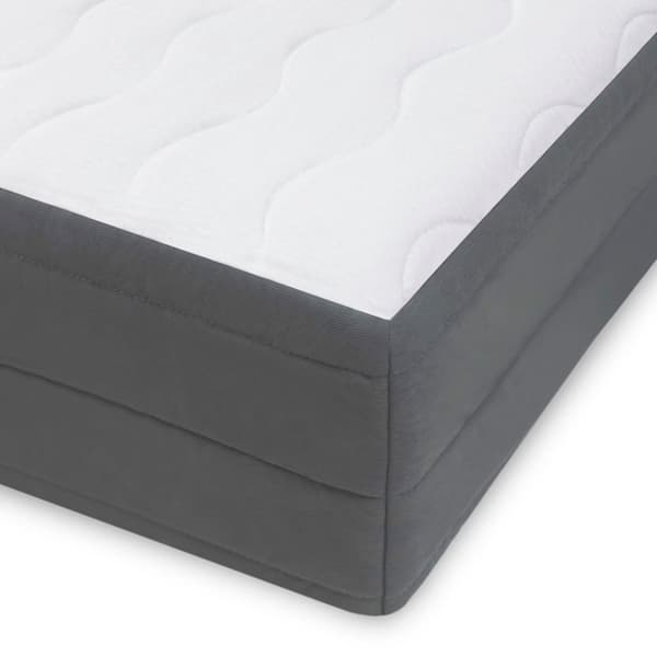 Sovrumsdyna i skum 140x190 cm - 7 sovzoner - Fast stöd - Optimal och bekväm komfort - Tjocklek 17 cm - R