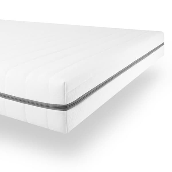 Madrass 90x190 cm - Bekväm - Hypoallergen - Fast skummadrass - Tjocklek 15 cm - Vändbar fast madrass