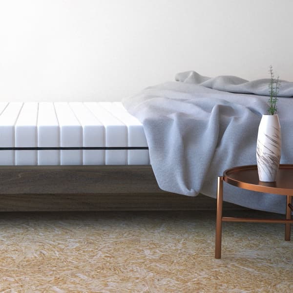 Skummadrass, 90 x 190 cm madrass, Tvättbart mikrofiberöverdrag, Justerbar fasthet, Premium ventilerande madrass, 15 cm tjock