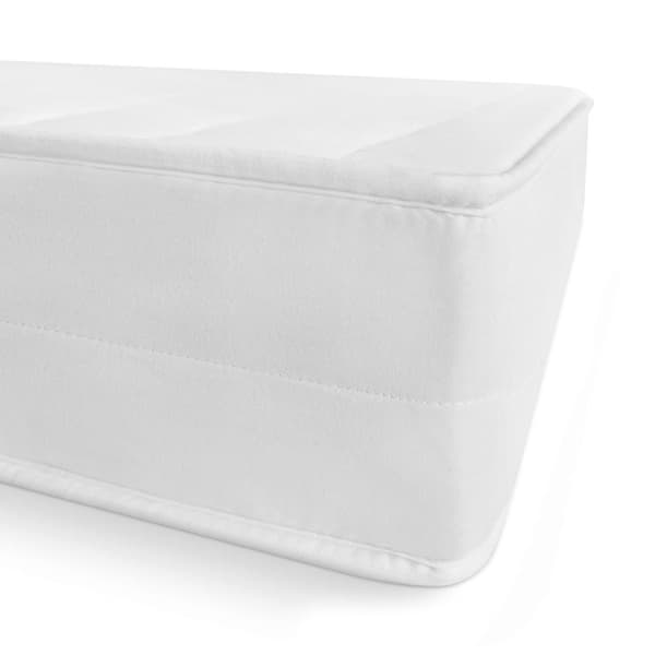 Madrass 80x190 - Ortopedisk madrass - Tjocklek 10 cm - Skummadrass - Tvättbart överdrag - Halvfast - Bekvämt - Avtagbart överdrag